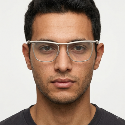 Static Silver Eyeglasses