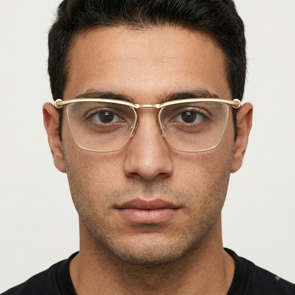 Static Gold Eyeglasses