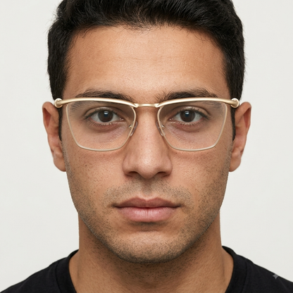Static Gold Eyeglasses